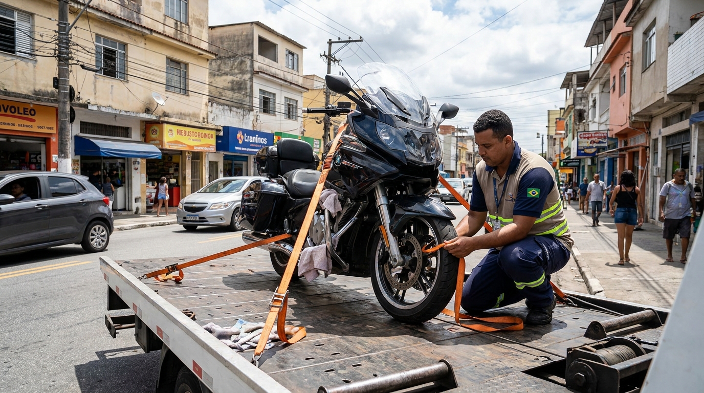Remoção de Moto em Pane em Rio Branco‑AC